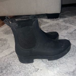 Platform Jeffrey Campbell waterproof black boots